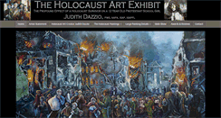 Desktop Screenshot of holocaustartexhibit.com